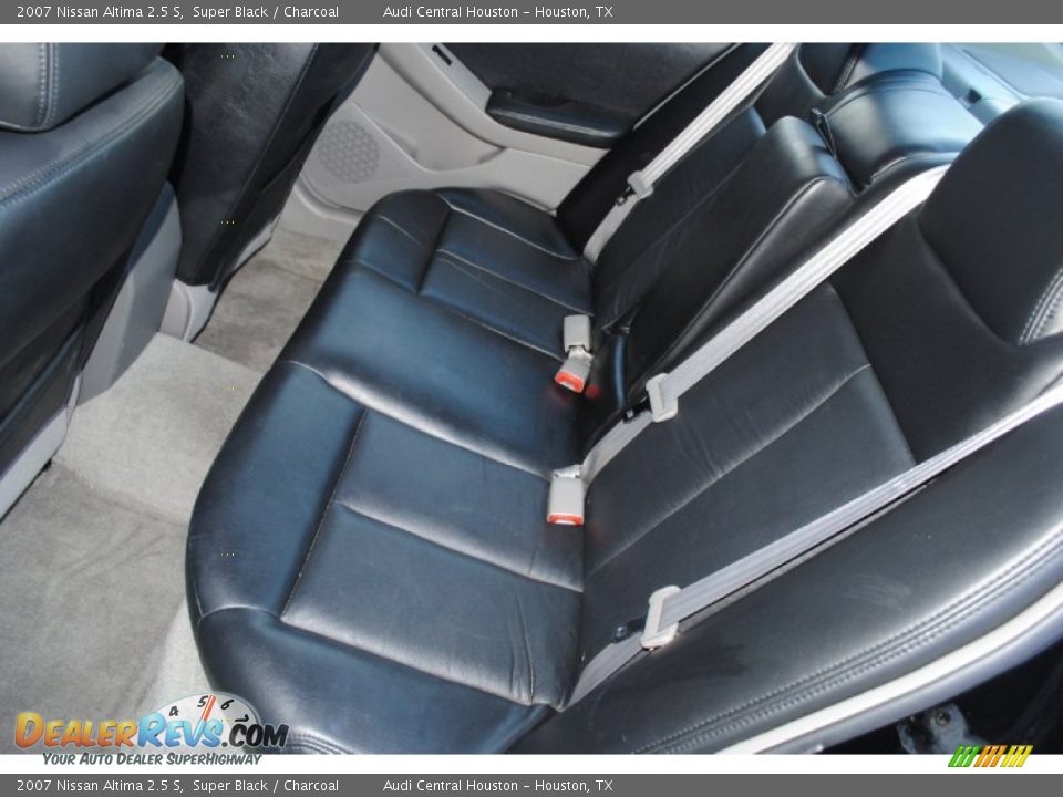 2007 Nissan Altima 2.5 S Super Black / Charcoal Photo #24