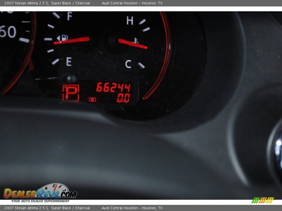 2007 Nissan Altima 2.5 S Super Black / Charcoal Photo #27