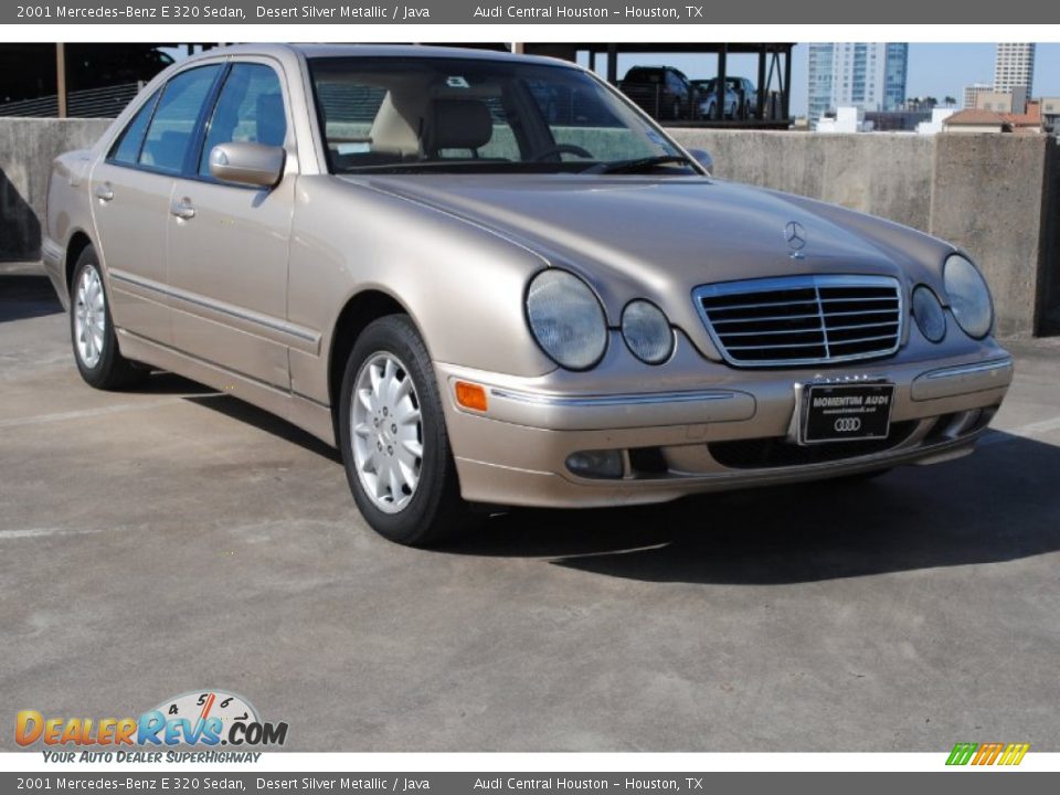 2001 Mercedes-Benz E 320 Sedan Desert Silver Metallic / Java Photo #1
