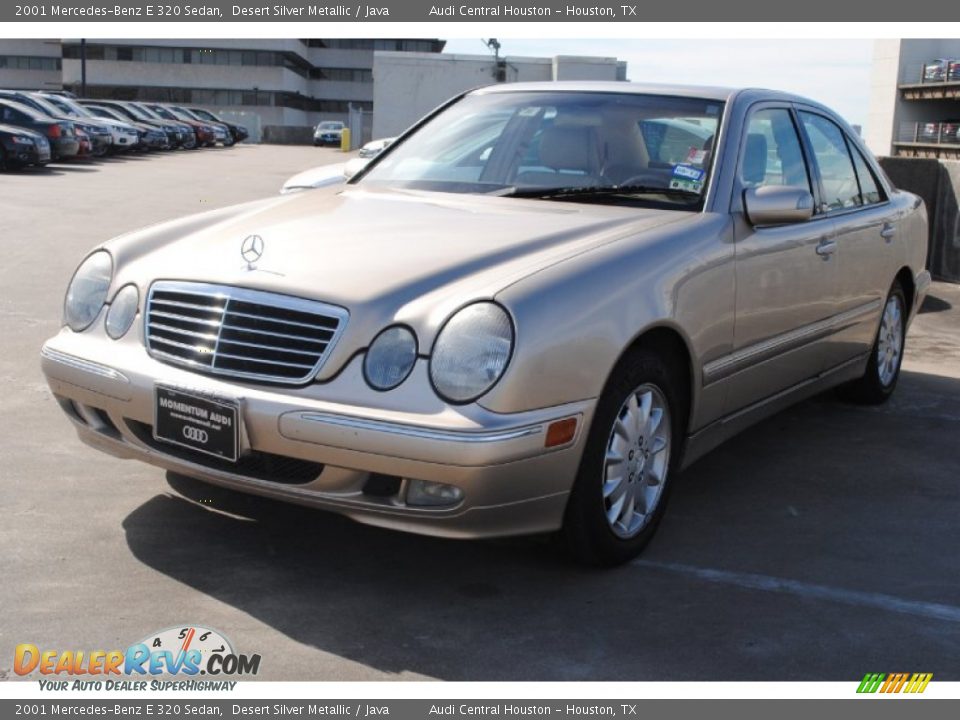 2001 Mercedes-Benz E 320 Sedan Desert Silver Metallic / Java Photo #3