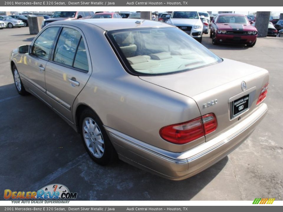 2001 Mercedes-Benz E 320 Sedan Desert Silver Metallic / Java Photo #6