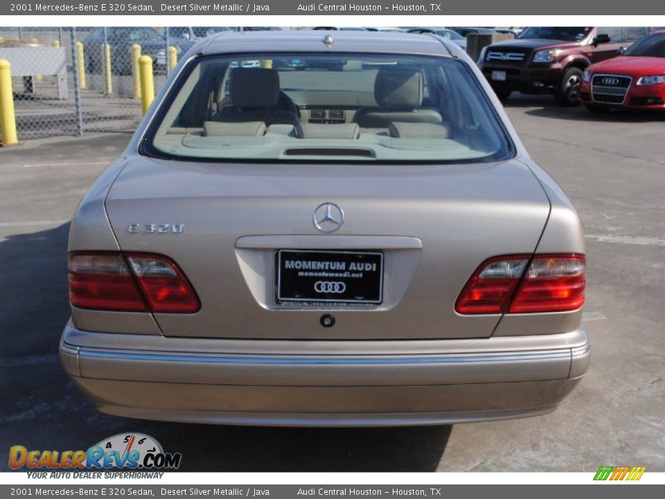 2001 Mercedes-Benz E 320 Sedan Desert Silver Metallic / Java Photo #7