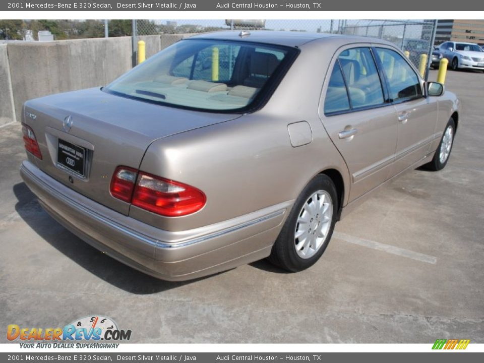 2001 Mercedes-Benz E 320 Sedan Desert Silver Metallic / Java Photo #8