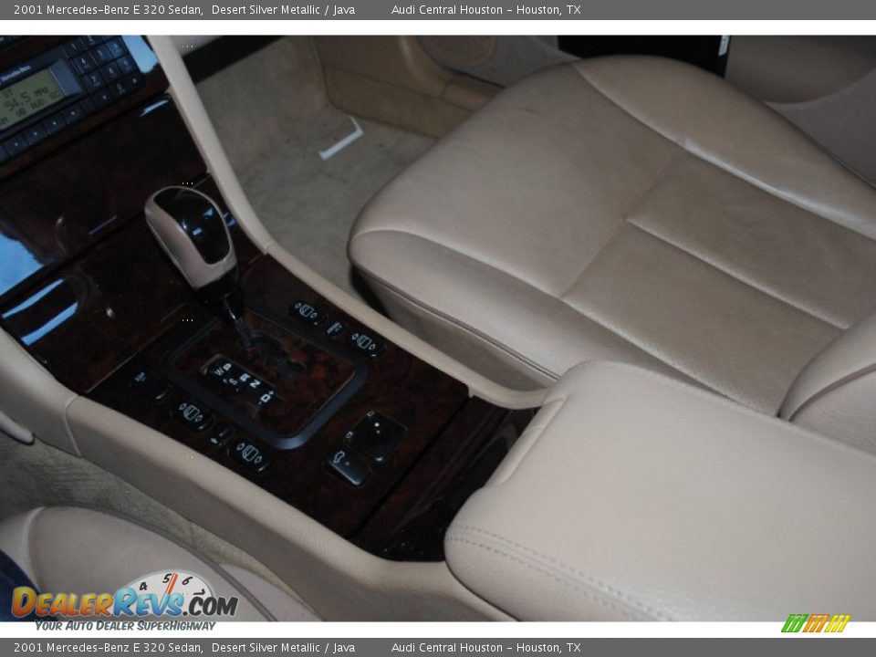 2001 Mercedes-Benz E 320 Sedan Desert Silver Metallic / Java Photo #15