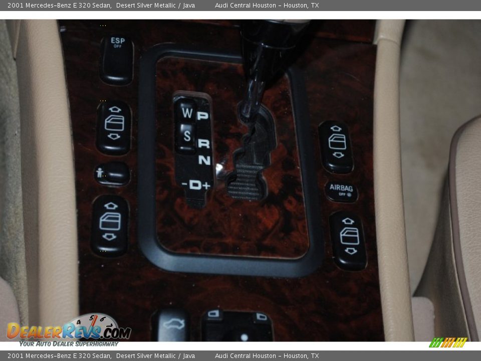 2001 Mercedes-Benz E 320 Sedan Desert Silver Metallic / Java Photo #21