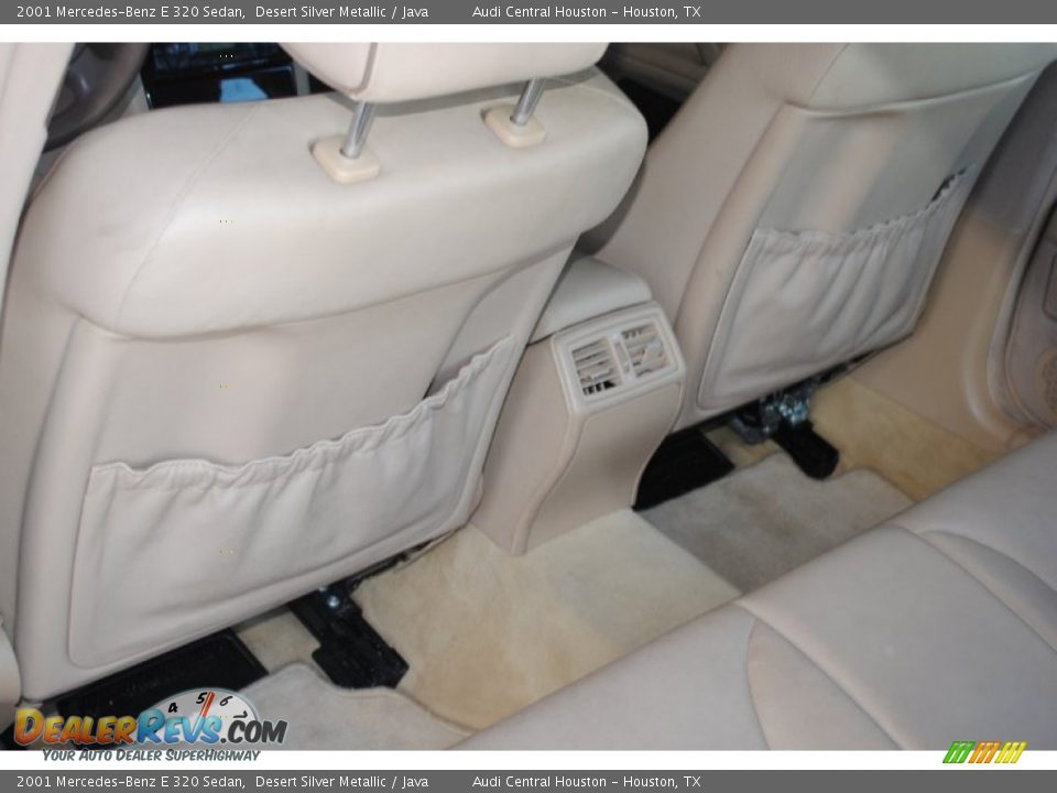2001 Mercedes-Benz E 320 Sedan Desert Silver Metallic / Java Photo #24