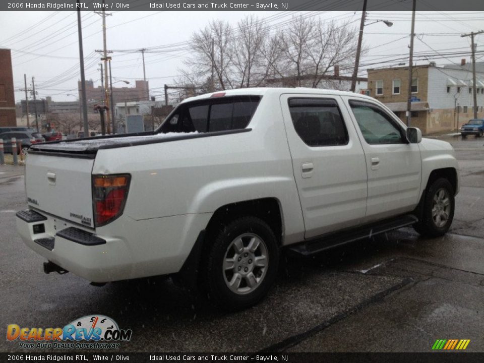 2006 Honda Ridgeline RTL White / Olive Photo #2