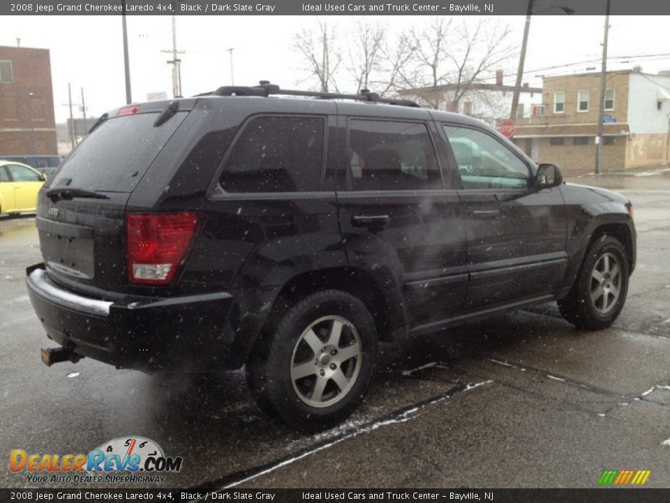 2008 Jeep Grand Cherokee Laredo 4x4 Black / Dark Slate Gray Photo #2