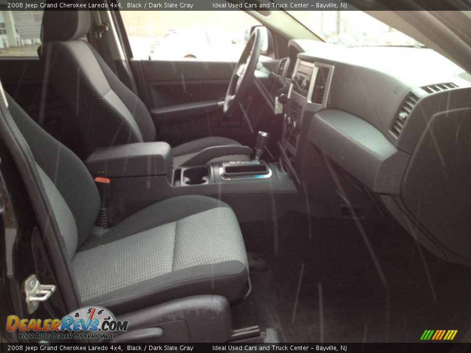 2008 Jeep Grand Cherokee Laredo 4x4 Black / Dark Slate Gray Photo #4