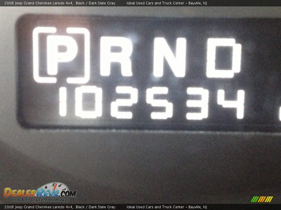 2008 Jeep Grand Cherokee Laredo 4x4 Black / Dark Slate Gray Photo #6