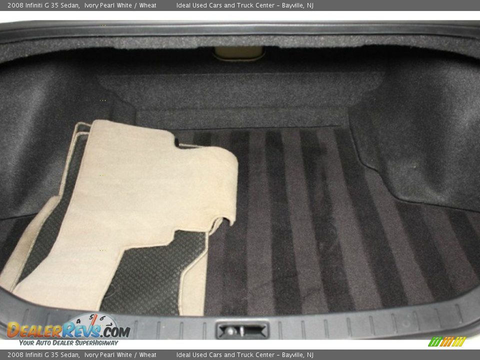 2008 Infiniti G 35 Sedan Ivory Pearl White / Wheat Photo #2