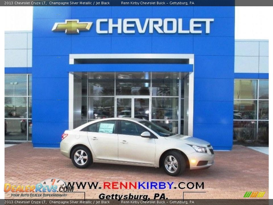 2013 Chevrolet Cruze LT Champagne Silver Metallic / Jet Black Photo #1