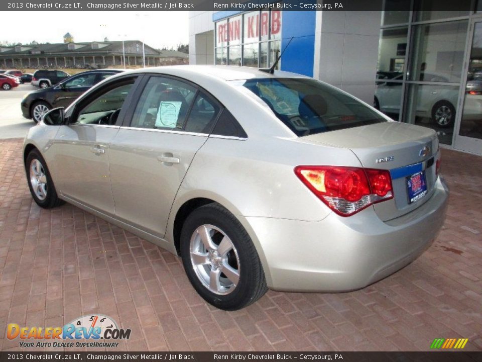 2013 Chevrolet Cruze LT Champagne Silver Metallic / Jet Black Photo #2