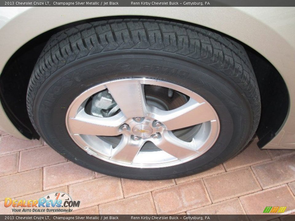 2013 Chevrolet Cruze LT Champagne Silver Metallic / Jet Black Photo #4