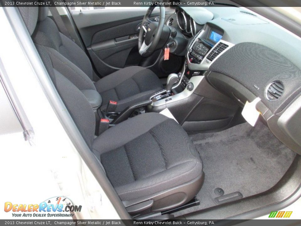 2013 Chevrolet Cruze LT Champagne Silver Metallic / Jet Black Photo #6