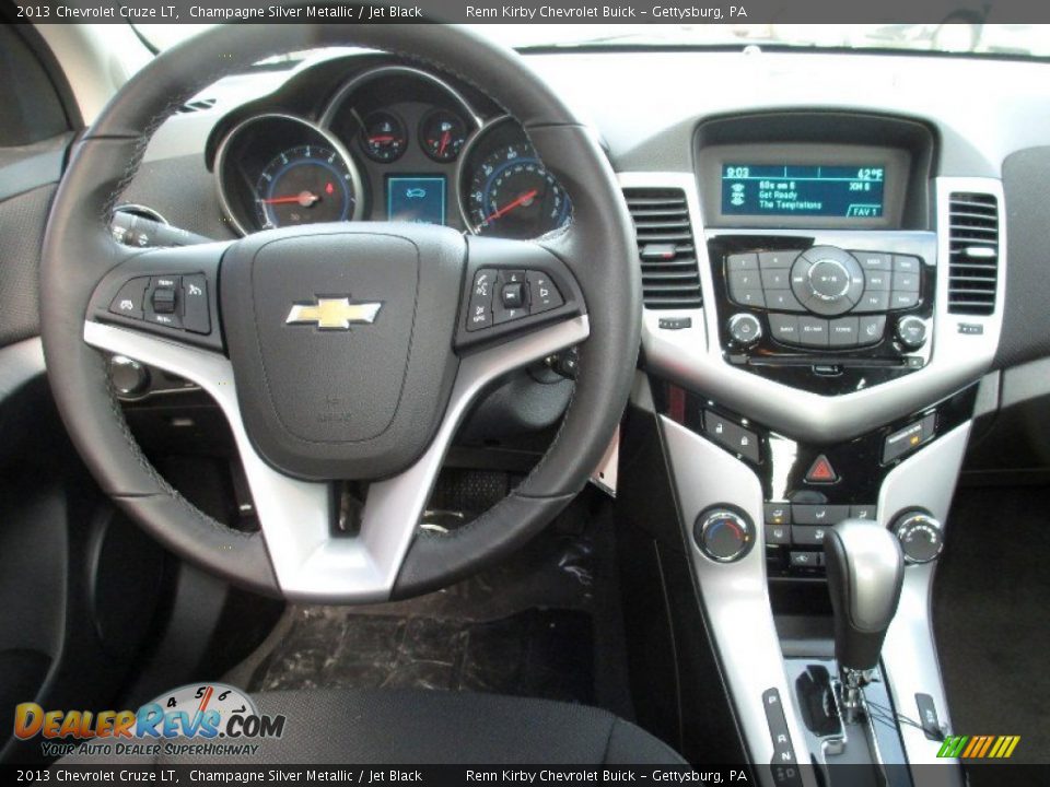 2013 Chevrolet Cruze LT Champagne Silver Metallic / Jet Black Photo #7