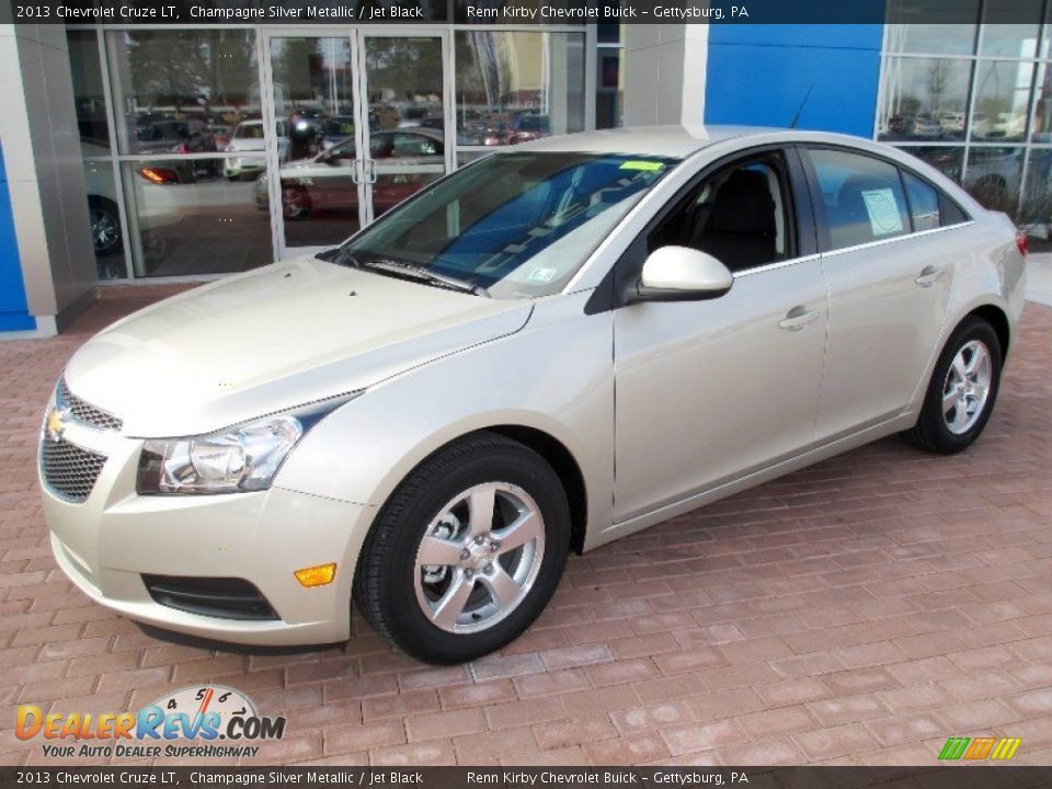 2013 Chevrolet Cruze LT Champagne Silver Metallic / Jet Black Photo #10
