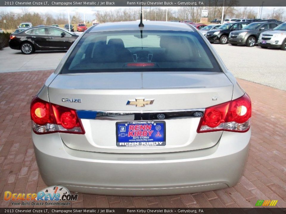 2013 Chevrolet Cruze LT Champagne Silver Metallic / Jet Black Photo #14