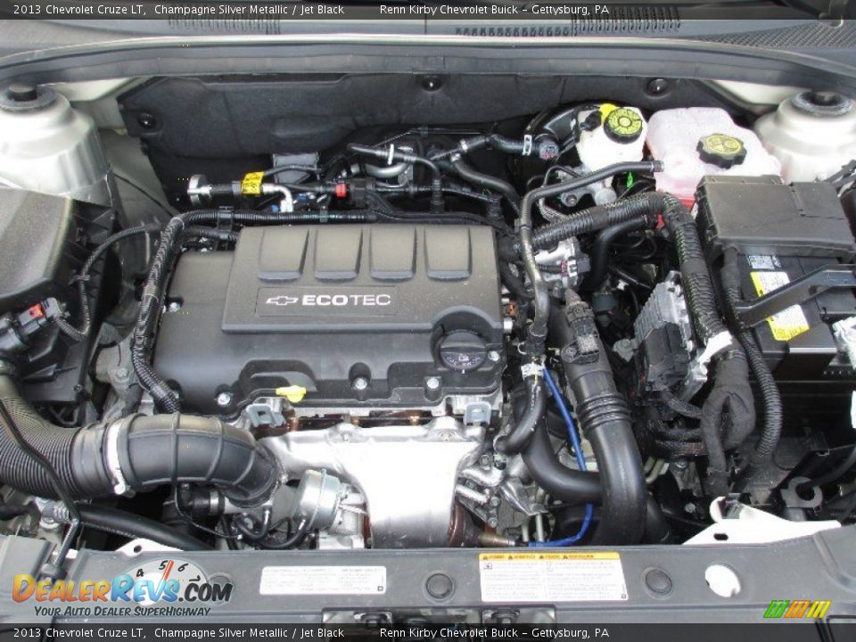 2013 Chevrolet Cruze LT Champagne Silver Metallic / Jet Black Photo #17