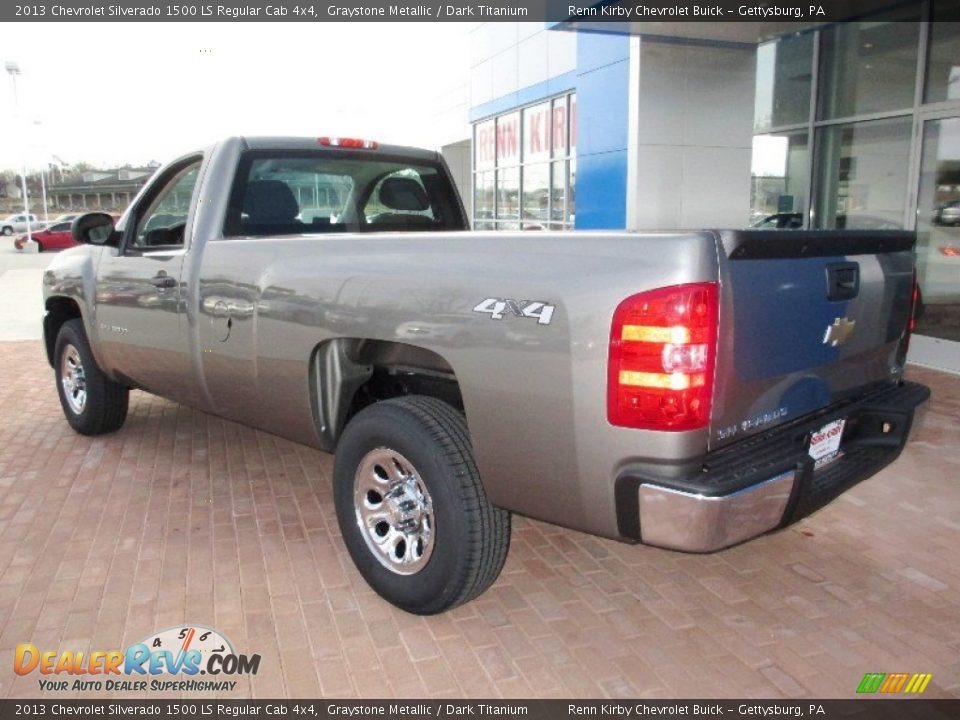 2013 Chevrolet Silverado 1500 LS Regular Cab 4x4 Graystone Metallic / Dark Titanium Photo #2