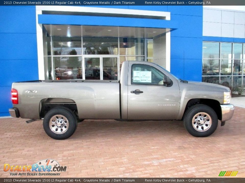2013 Chevrolet Silverado 1500 LS Regular Cab 4x4 Graystone Metallic / Dark Titanium Photo #3