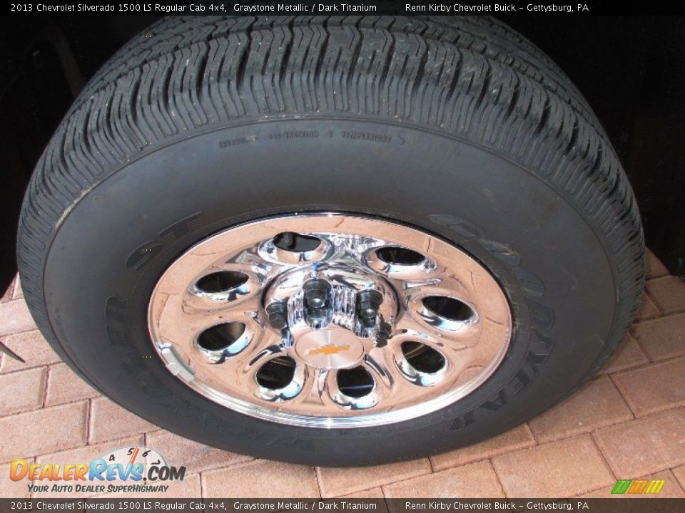 2013 Chevrolet Silverado 1500 LS Regular Cab 4x4 Graystone Metallic / Dark Titanium Photo #4