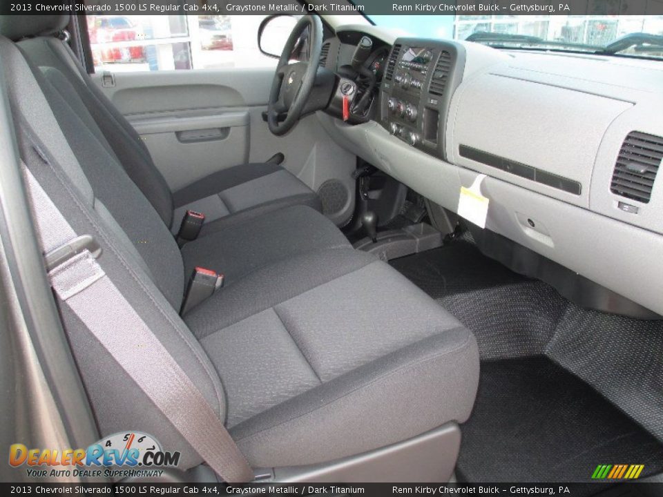 2013 Chevrolet Silverado 1500 LS Regular Cab 4x4 Graystone Metallic / Dark Titanium Photo #6