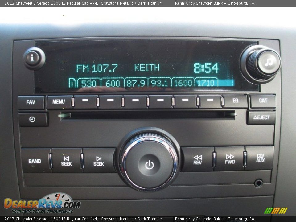 2013 Chevrolet Silverado 1500 LS Regular Cab 4x4 Graystone Metallic / Dark Titanium Photo #8