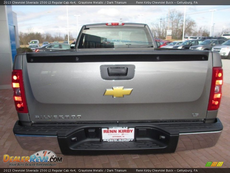 2013 Chevrolet Silverado 1500 LS Regular Cab 4x4 Graystone Metallic / Dark Titanium Photo #14