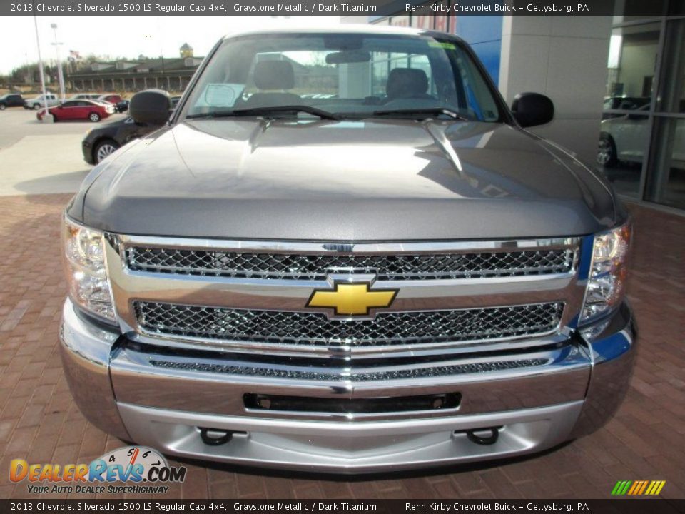 2013 Chevrolet Silverado 1500 LS Regular Cab 4x4 Graystone Metallic / Dark Titanium Photo #15