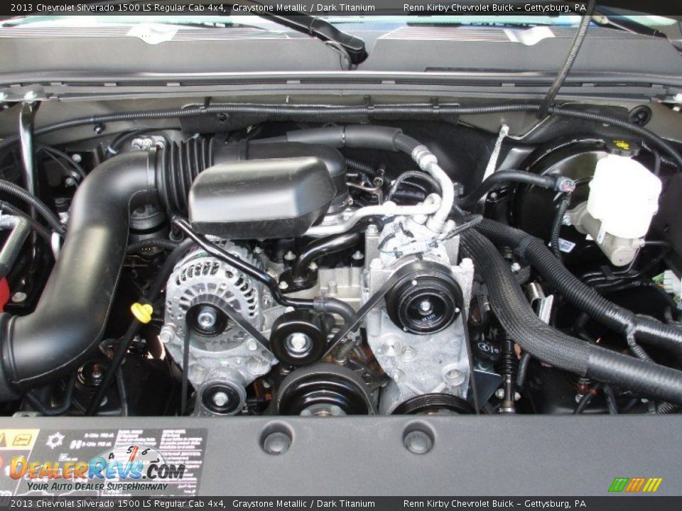 2013 Chevrolet Silverado 1500 LS Regular Cab 4x4 4.3 Liter OHV 12-Valve Vortec V6 Engine Photo #17