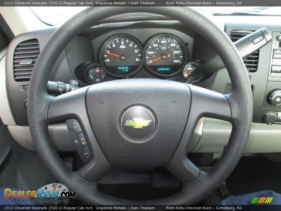 2013 Chevrolet Silverado 1500 LS Regular Cab 4x4 Steering Wheel Photo #19