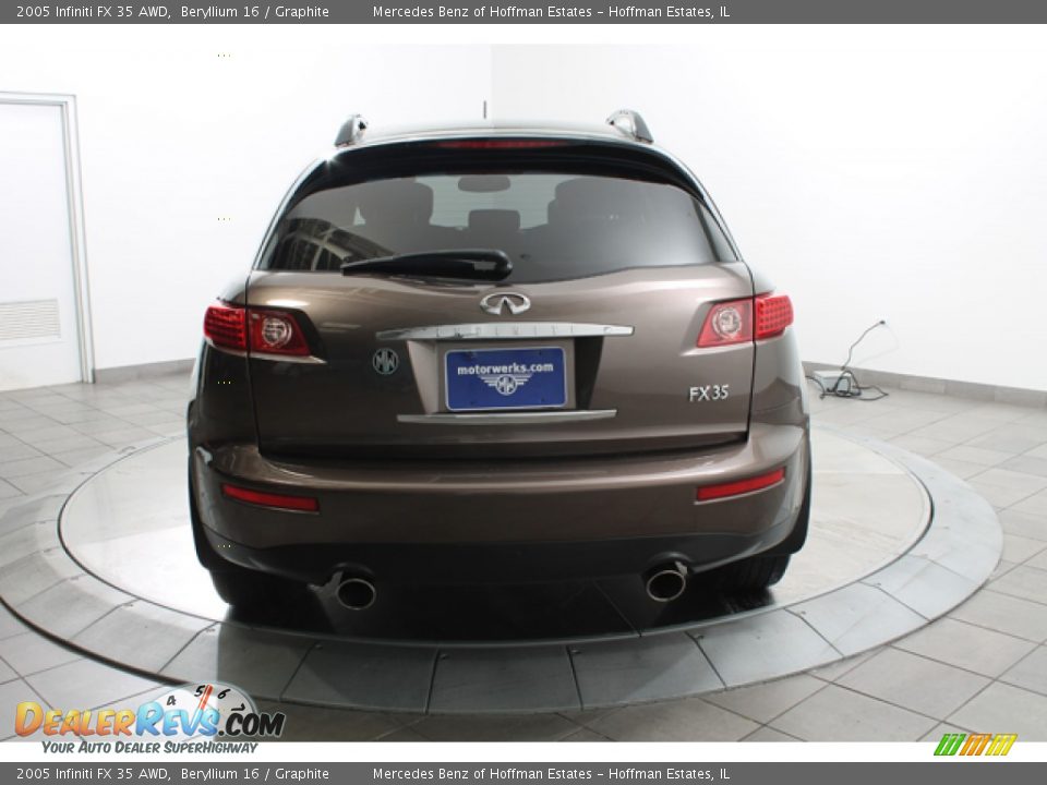 2005 Infiniti FX 35 AWD Beryllium 16 / Graphite Photo #4