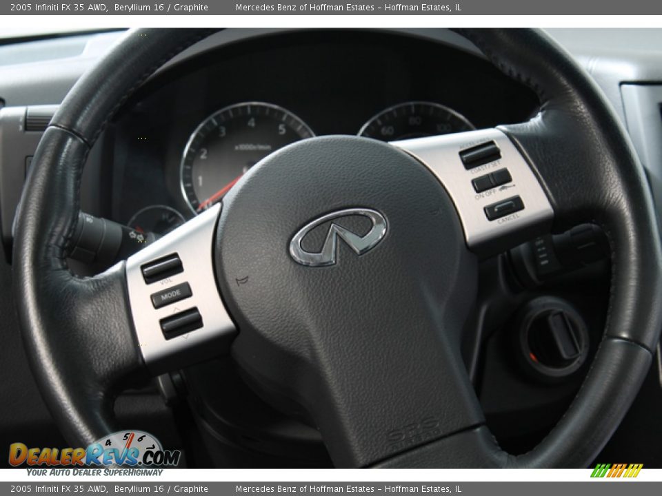 2005 Infiniti FX 35 AWD Beryllium 16 / Graphite Photo #8