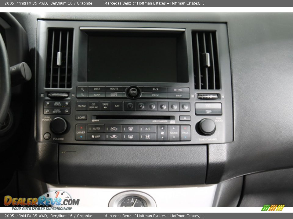 2005 Infiniti FX 35 AWD Beryllium 16 / Graphite Photo #10
