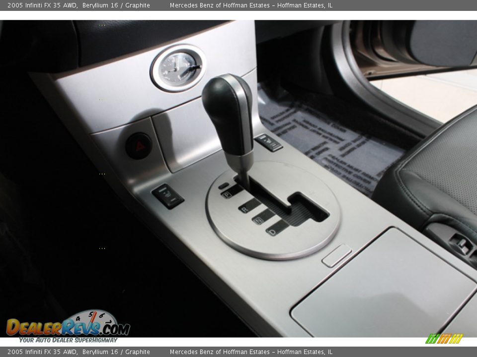 2005 Infiniti FX 35 AWD Beryllium 16 / Graphite Photo #12