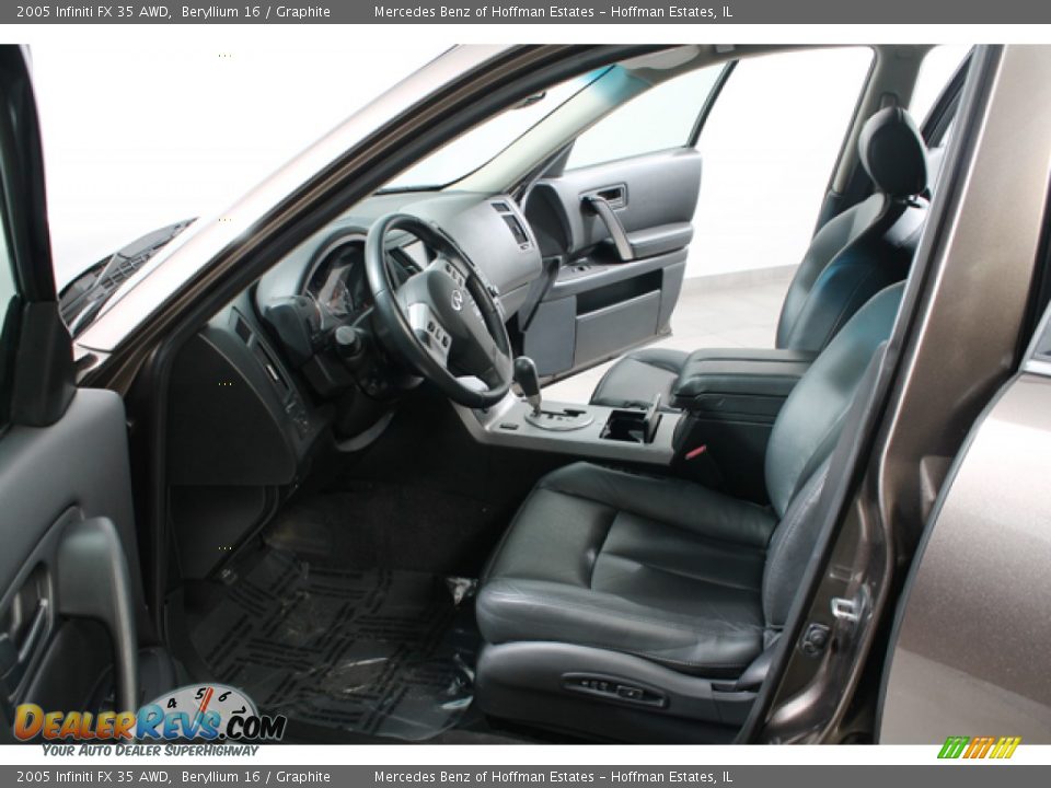 2005 Infiniti FX 35 AWD Beryllium 16 / Graphite Photo #18