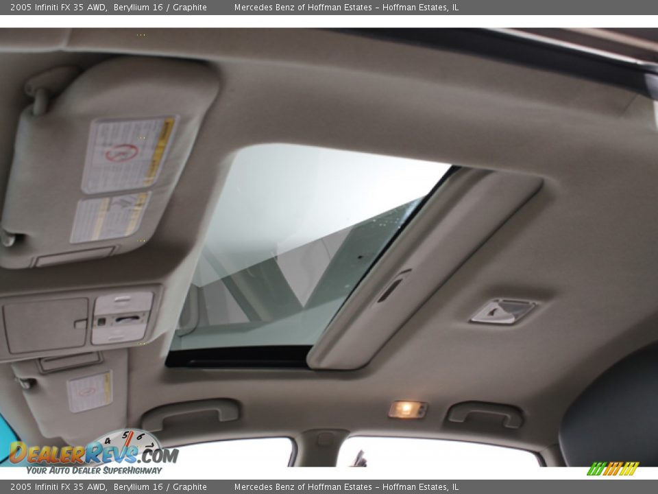 2005 Infiniti FX 35 AWD Beryllium 16 / Graphite Photo #24