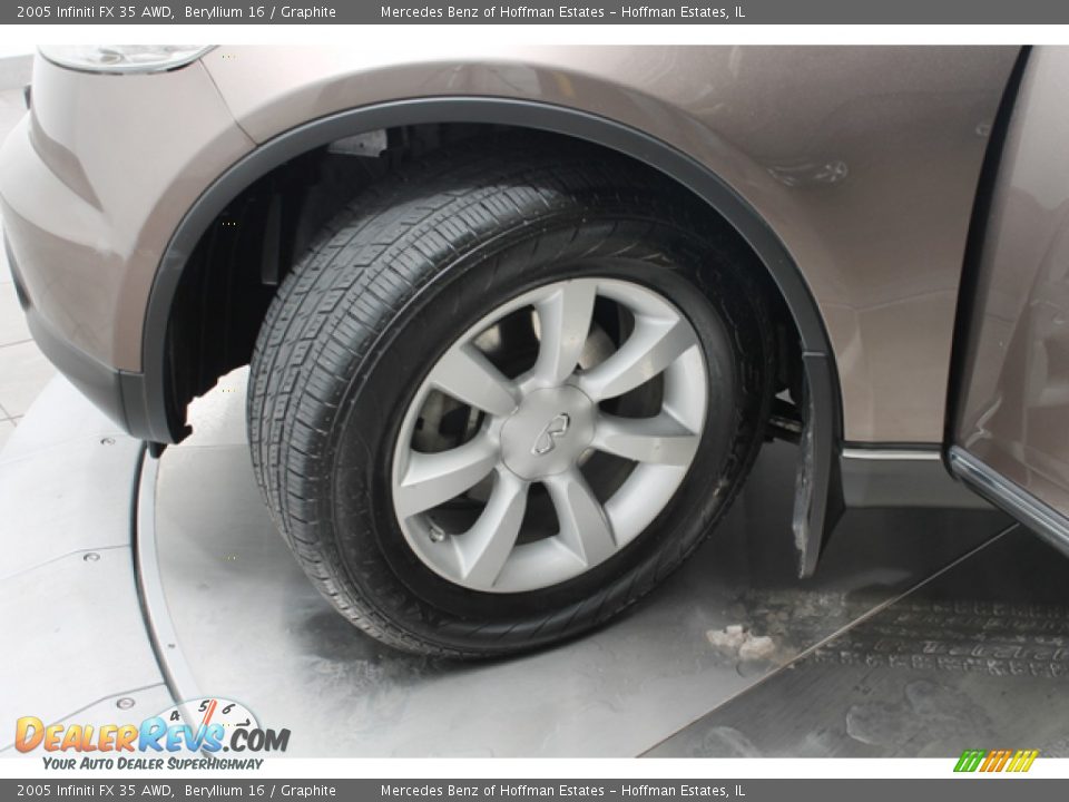 2005 Infiniti FX 35 AWD Beryllium 16 / Graphite Photo #27