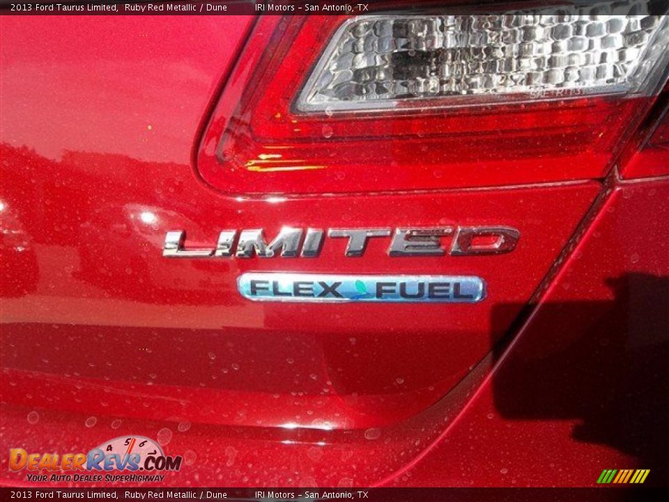 2013 Ford Taurus Limited Ruby Red Metallic / Dune Photo #7