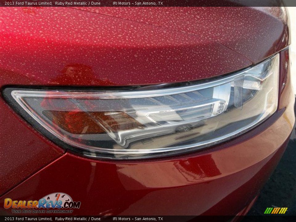 2013 Ford Taurus Limited Ruby Red Metallic / Dune Photo #10