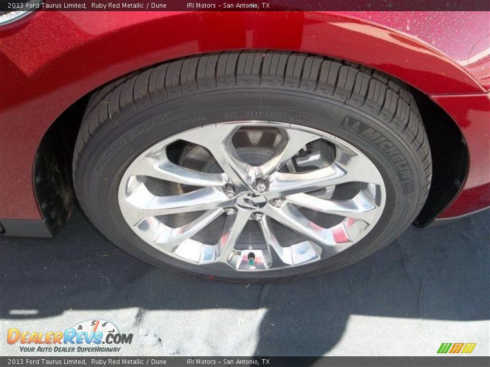 2013 Ford Taurus Limited Ruby Red Metallic / Dune Photo #11
