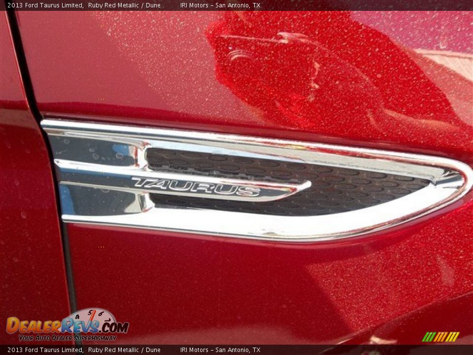 2013 Ford Taurus Limited Ruby Red Metallic / Dune Photo #12