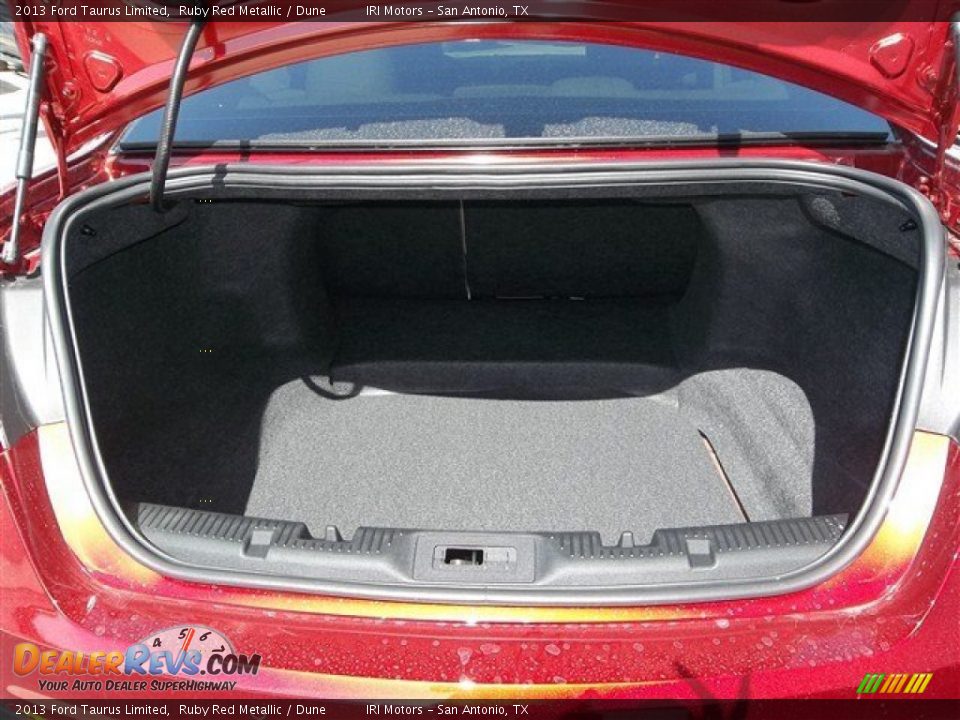 2013 Ford Taurus Limited Ruby Red Metallic / Dune Photo #14