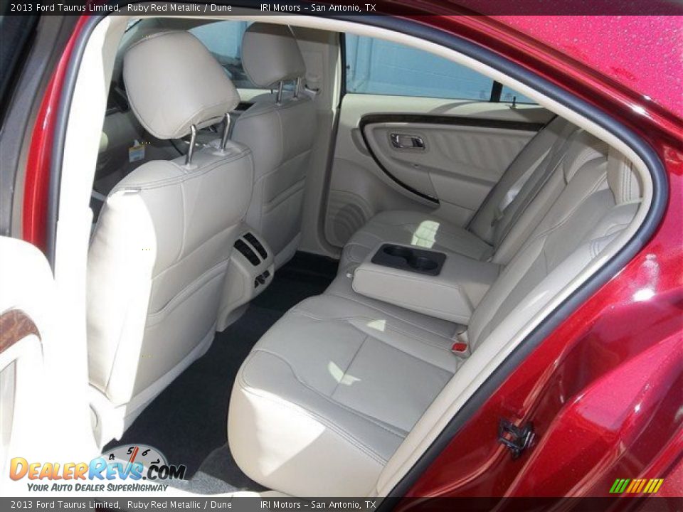 2013 Ford Taurus Limited Ruby Red Metallic / Dune Photo #15
