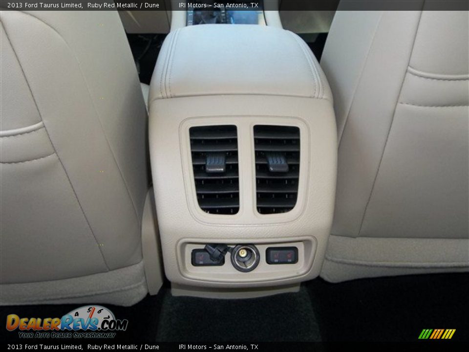2013 Ford Taurus Limited Ruby Red Metallic / Dune Photo #16