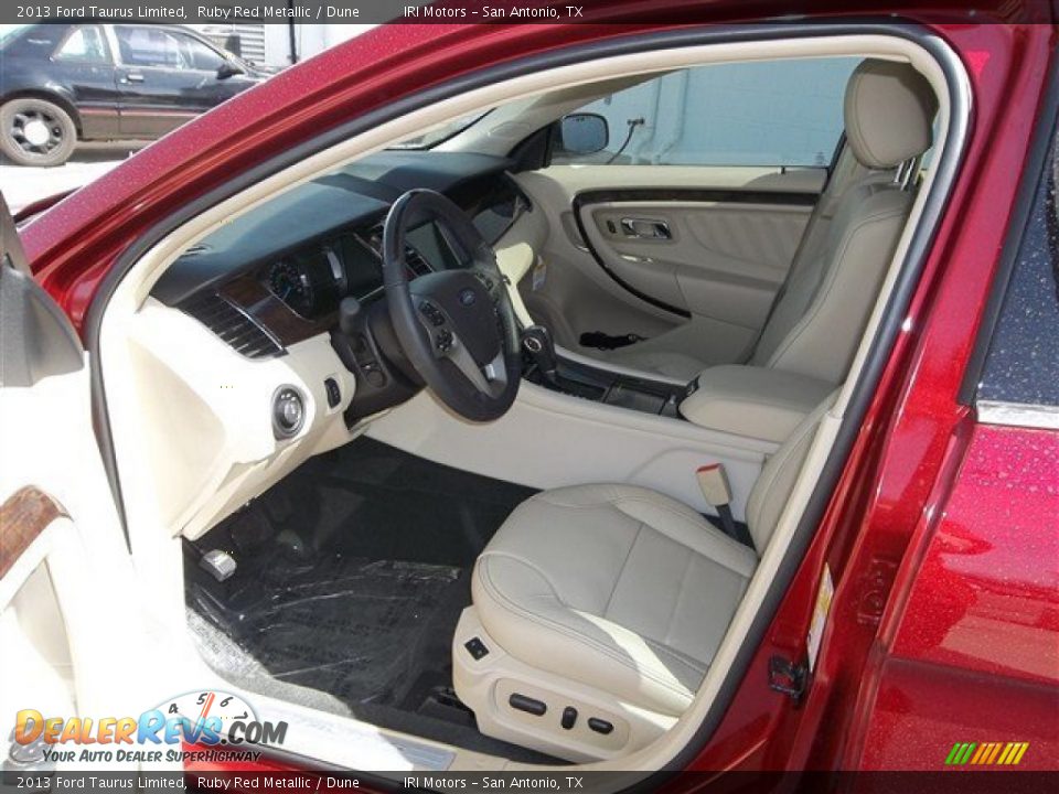 2013 Ford Taurus Limited Ruby Red Metallic / Dune Photo #21