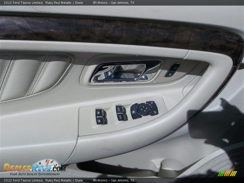 2013 Ford Taurus Limited Ruby Red Metallic / Dune Photo #22
