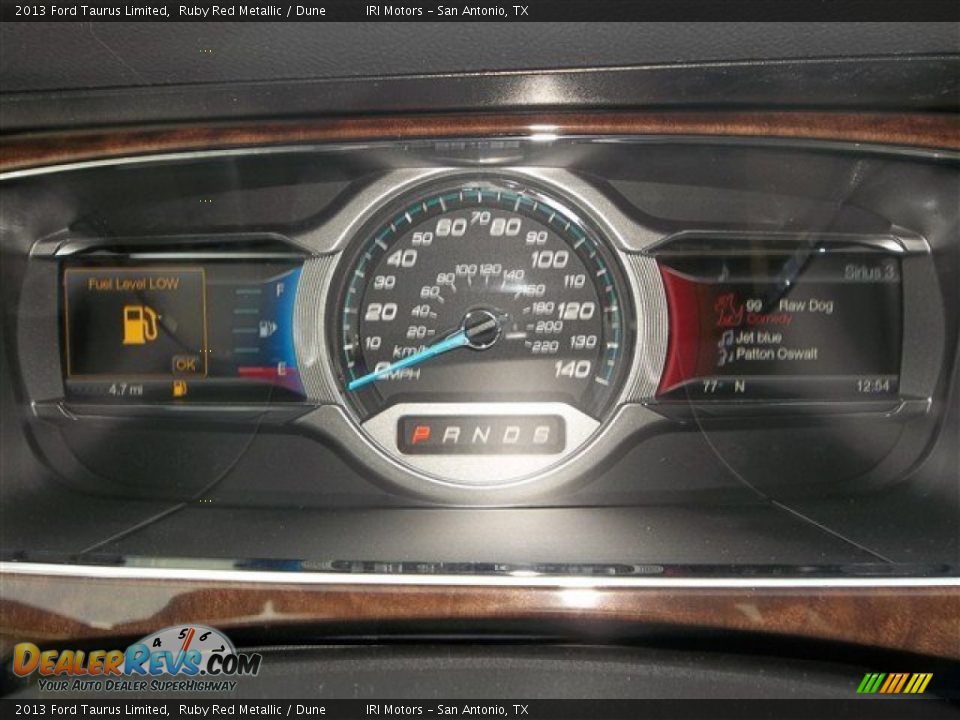 2013 Ford Taurus Limited Gauges Photo #23