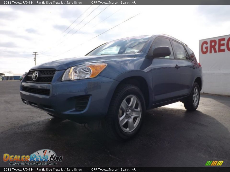 2011 Toyota RAV4 I4 Pacific Blue Metallic / Sand Beige Photo #3